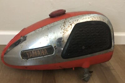Yamaha YL2 100 1967 1968 Trailmaster 100 tanque de gasolina tapa depósito de combustible Petcock rojo Foto 1 de 4