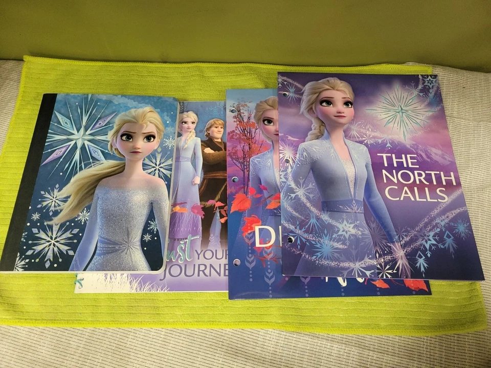 4 ~ Mixed FROZEN 2 2 books 2 Folders - Image 1 of 1