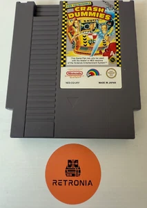 Crash Dummies Nintendo Nes Juego PAL A Versión Reino Unido Totalmente Limpio y Probado - Imagen 1 de 3