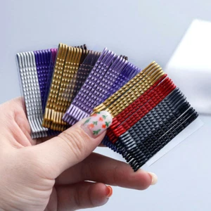 24 Stück Multicolor Haarspangen Haarnadeln Wellig Mode Haarnadel Metall Haarspangen Clip - Bild 1 von 21