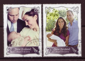 NUEVA ZELAND 2014 BEBÉ REAL, VISITA REAL FINO USADO - Imagen 1 de 1