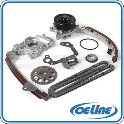 Timing Chain Kit for 00-08 Toyota Corolla Matrix Pontiac Vibe 1.8 Oil Water Pump - Image 1 of 4