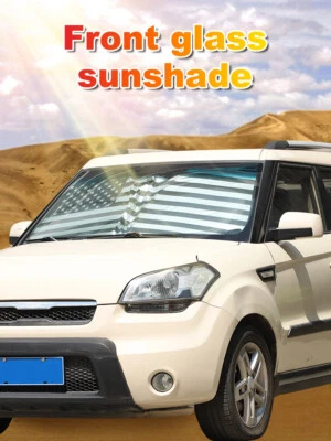 Parasol reflectante para parabrisas delantero de coche bandera de Estados Unidos para Kia Soul 09-13 Foto 1 de 4