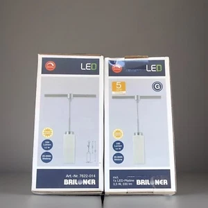 2x LED Pendel BL6000 System Schienensystem Briloner 7622-014 Design 3.5W Dimmbar - Bild 1 von 5