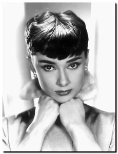 Audrey Hepburn Photo Portrait CANVAS ART PRINT poster 24"X18" - Picture 1 of 1