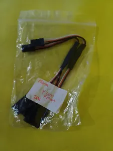 150mm Futaba Y Cablaggio Servo Prolunga Cavi 2pz per Modellismo RC Aerei Helis Barche - Foto 1 di 2