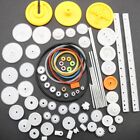 Innovative DIY Craft 82Pcs Plastic Gears Set for Model Kits and For Toy Robot