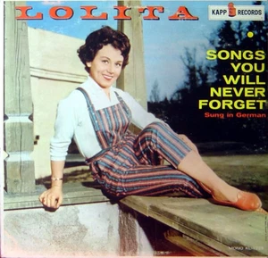 Lolita , Songs You Will Never Forget (Sung In German), (LP, Album, Mono), VG+, 3 - Picture 1 of 3