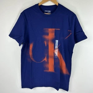 Calvin Klein Men’s Contemporary CK Blur Monogram T-Shirt Size M - Picture 1 of 7