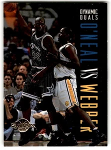Shaquille O'Neal/Chris Webber 1994-95 SkyBox #187 Orlando Magic/Washington - Picture 1 of 2