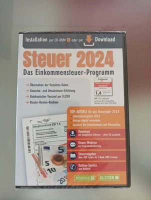 Aldi Steuer 2024 Einkommensteuer NEU OVP CD und Download  - Bild 1 von 2