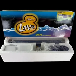 The Original LAVA Brand Wave Motion Machine Violet/Clear Liquid And Base NIB - Picture 1 of 14
