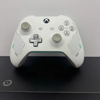 Microsoft Xbox One Special Edition Wireless Controller Sport White Light Blue - Image 1 of 4