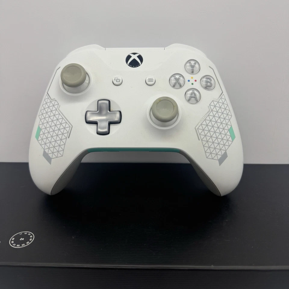 Microsoft Xbox One Special Edition Wireless Controller Sport White Light Blue - Image 1 of 4