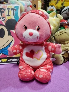 Care Bear PJ Party Special Edition Love A Lot Bear 8" 2004  - Picture 1 of 19