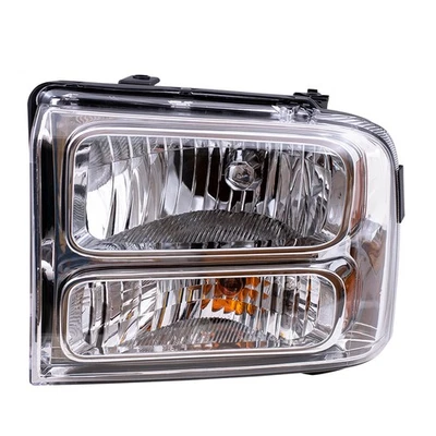 Fits 2005 Excursion Headlight w/ Chrome Bezel Left 6C3Z13008BB FO2502217 Foto 1 de 4