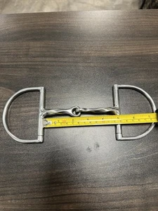 King D Slow Twist Horse Bit Size 5 - Picture 1 of 2