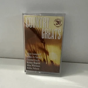 Country Greats Cassette Tape 20 Original Recording Free Postage - Picture 1 of 3