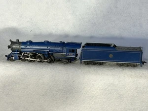 Nice Rivarossi CNJ BLUE COMET RR 4-6-2 Locomotive (ex Cab Handrails) HO - Picture 1 of 24