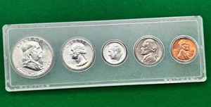 1961 P Silver Birth Year 5-Coin MINT SET in Plastic Whitman Holder Uncirculated - Picture 1 of 2
