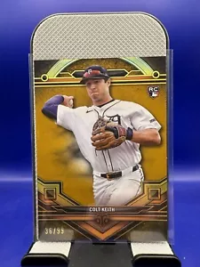 2024 Topps Triple Threads Colt Keith #8 Yellow /99 - Picture 1 of 7