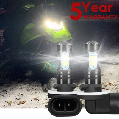 2 881 Bombillas LED para Faros Motos de Nieve Arctic Cat ZR 440 500 600 700 800 900 Foto 1 de 4