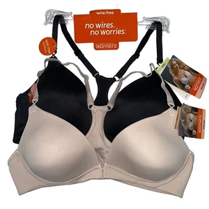 Warner's Bra Wirefree Front Close Racerback Lift Comfort Elements of Bliss 1012 - Picture 1 of 48