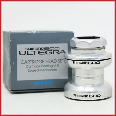 NOS SHIMANO ULTEGRA 600 HP-6500 HEADSET 1" VINTAGE 90s THREADED INCH ROAD BIKE - Image 1 of 4