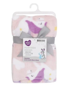 Neu Parents Choice Walmart Rosa Einhorn Pegasus Sterne Wolken Plüsch Baby Decke - Bild 1 von 8