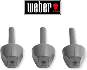 (3 pack) Genuine Weber Control Knobs 81168 Genesis Series 2007-2011 - Picture 1 of 7