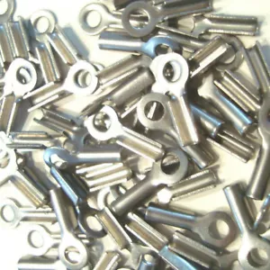 Packs of Cable Eyelets to fit 2.0mm Cable Wire Rope....Eyelet Openings 4-5-6mm - Picture 1 of 8