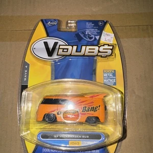 Jada V Dubs 1962 Volkswagen Bus 1/64 Orange Bang - Picture 1 of 7