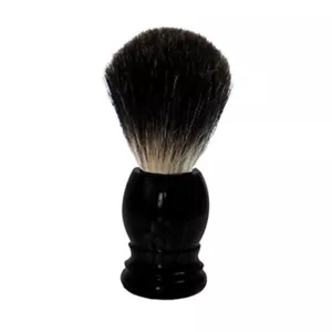 Golddachs Spazzola da barba Badger puro manico nero %100 GERMANIA - Foto 1 di 1