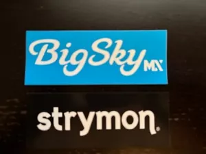 Strymon Big Sky 2pc OEM CUSTOM 2PC Sticker Set Nice 5.5X2 - Picture 1 of 1