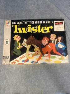 Vintage 1966 Milton Bradley TWISTER Party Game Original Box Complete Game. S3E - Picture 1 of 15