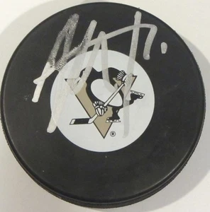 JORDAN STAAL Signed PITTSBURGH PENGUINS Puck w/COA #2 - Picture 1 of 1
