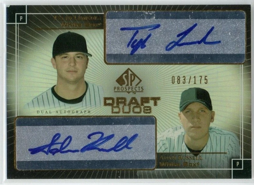2004 SP Prospects Baseball Draft Duo Auto Tyler Lumsden Adam Russell /175 - Image 1 of 2