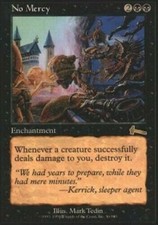 No Mercy PL Urza's Legacy MTG Magic The Gathering Black English Card