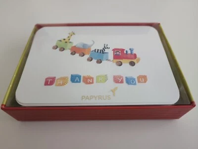 Papyrus Baby Shower or Birthday Thank You Cards with Envelopes & Stickers - Cute - Image 1 of 4