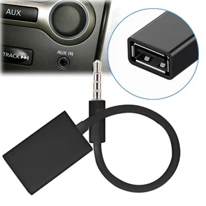 3.5mm Male Audio AUX Jack to USB 2.0 Type A Female OTG Converter Adapter Cable - Picture 1 of 10