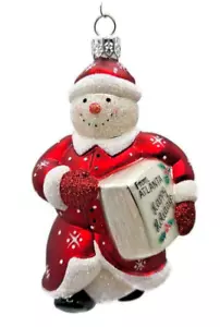 Patricia Breen Special Delivery roter Atlanta Schneemann Christbaumschmuck - Bild 1 von 8