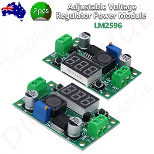 LM2596 Adjustable Voltage Regulator DC-DC Buck Converter Module with LED Display - Picture 1 of 11