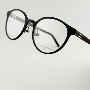 NEW PRODESIGN Denmark Eyeglass 6930 Black Aluminum Front Frame Axiom Collection - Picture 1 of 13