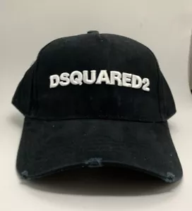 Gorra de béisbol negra de algodón al aire libre Dsquared2 Trucker malla gorra ajustable - Imagen 1 de 7
