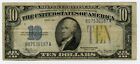 1934A North Africa Wwii Emergency $10 Silver Certificate Fr. 2309 *No Reserve*