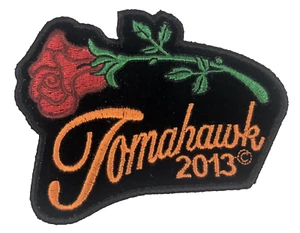 Tomahawk Wisconsin 2013 Motorrad Biker Aufnäher Bügelbild/Aufnähen Rose 3,6” x 2,75” - Bild 1 von 1