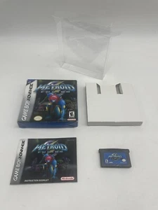Metroid Fusion (GBA, 2002) w/ Box, Manual, & Protector - Picture 1 of 19