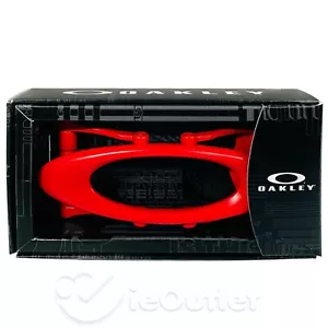 Fibbia cintura Oakley Ellipse Big O nuova con scatola NOS vintage Y2K 99213-465 - linea rossa - Foto 1 di 4
