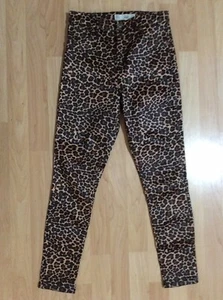 Topshop Moto Jamie Size 28 NWOT Cheetah Jeans Pants Inseam 25.5” - Picture 1 of 8
