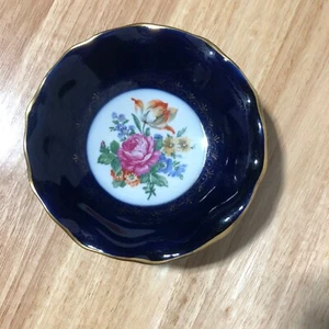 Germany Echt Kobalt "Kobaltblau" Porzellan Bonboniere oder Schale, nummeriert - Bild 1 von 5
